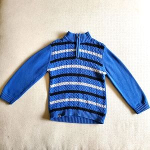 Calvin Klein Mid-Zip Preppy Sweater